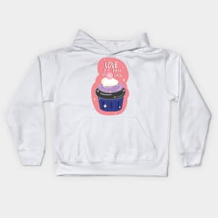 Love Cupcakes: Genderfluid Kids Hoodie